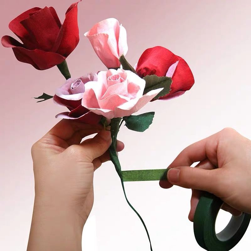 The Florist Supply - 27M Floriculture Tape Self-adhesive Bouquet Floral