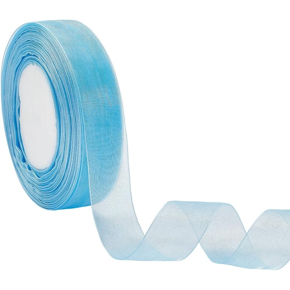 Ribbon Organza Roll - 1 Rolls Sheer Organza Ribbon Wide