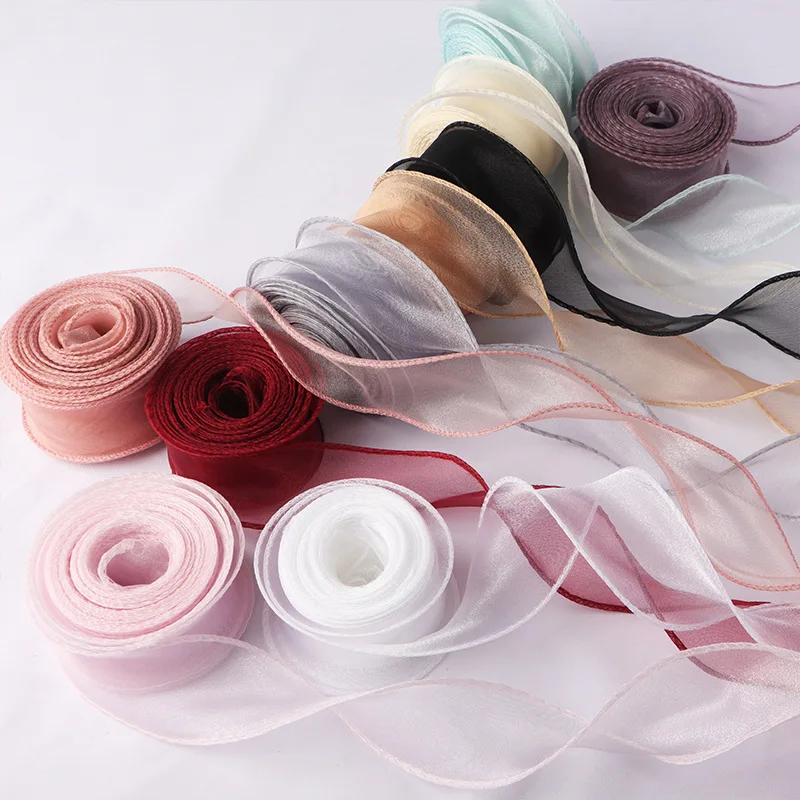 10yards 40mm Roll Silk Ribbon  - Ribbon Organza Roll บทวิจารณ์และราคา