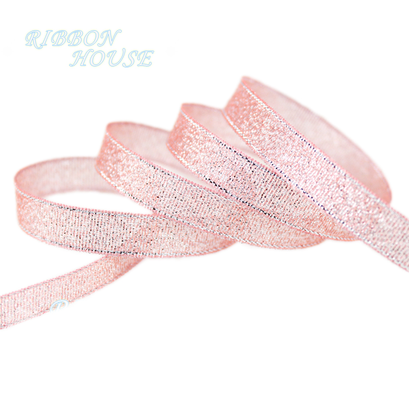 (25 yards/roll) Flesh Pink Met - Ribbon Organza Roll บทวิจารณ์และราคา