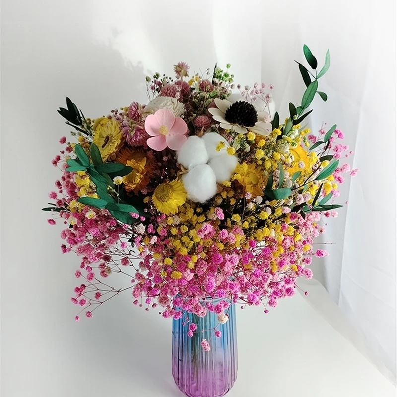 Natural Dried Flower Gypsophil - Baby Breath Dried บทวิจารณ์และราคา