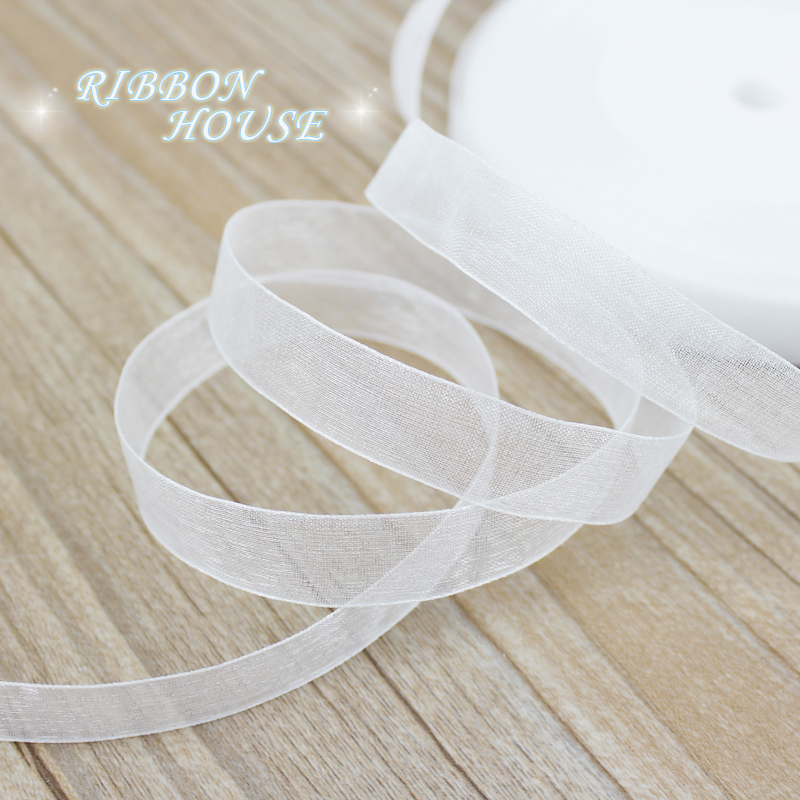 (50 yards/roll) 12/15/20/25/40 - Ribbon Organza Roll บทวิจารณ์และราคา