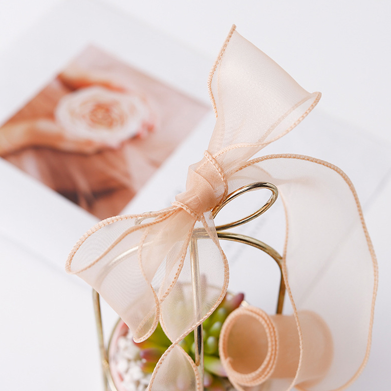 9Meters/Roll Sheer Silk Ribbon - Ribbon Organza Roll บทวิจารณ์และราคา