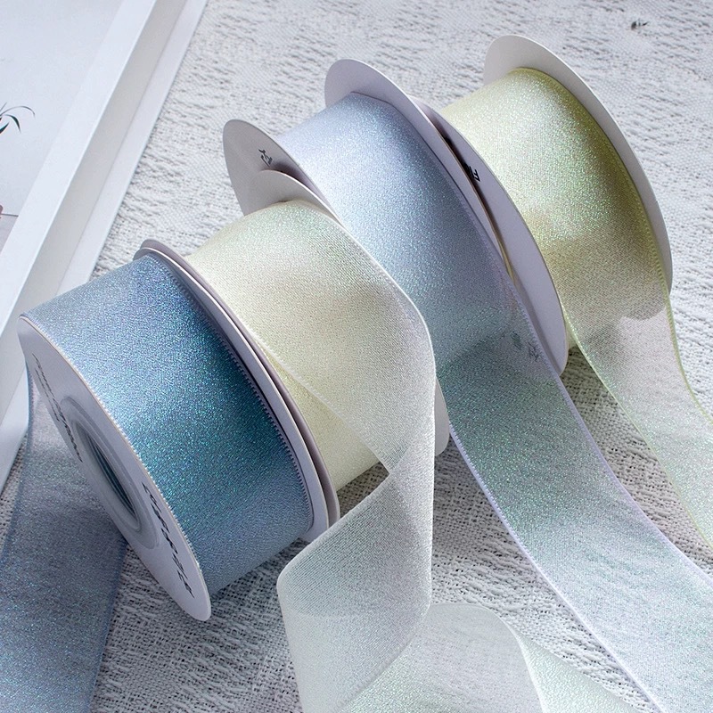 10Yards Roll 4CM Colorful Orga - Ribbon Organza Roll บทวิจารณ์และราคา